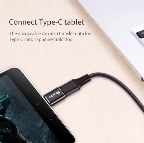 Baseus USB To Type C OTG Adapter USB USB-C Male To Micro USB Type-c Female Converter For Macbook & phone OTG Connector