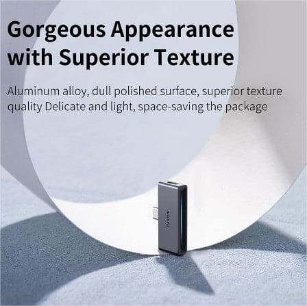 Baseus L57 USB Type C to 3.5mm Headphone Jack AUX Adapter Type-C Fast Charging Splitter