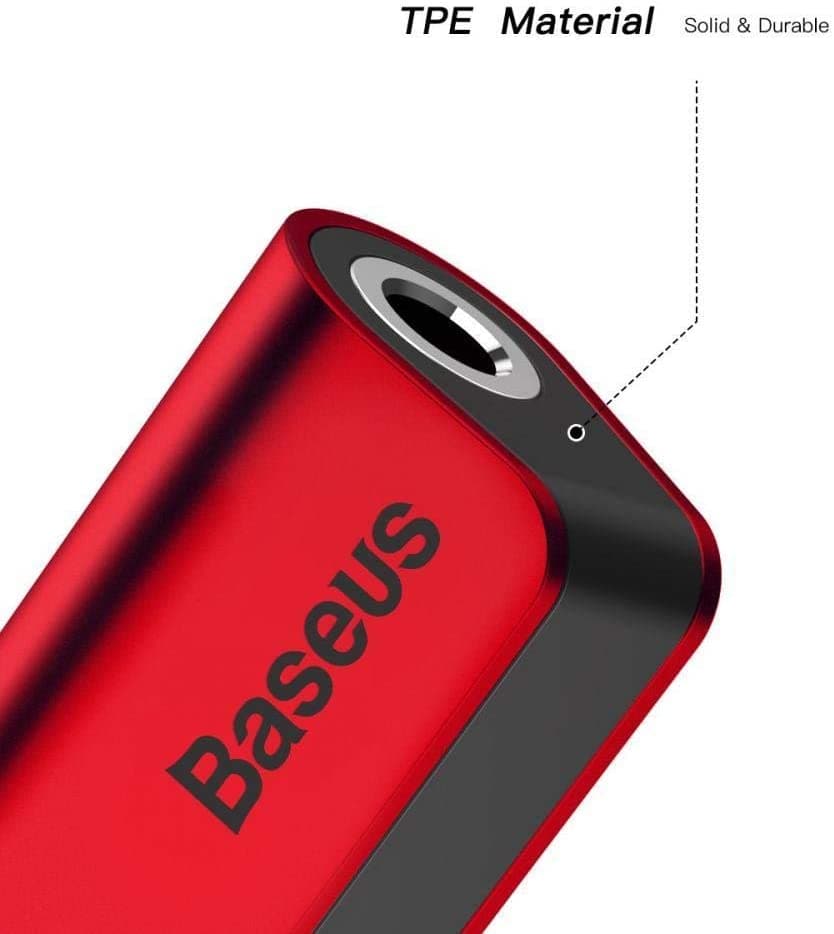 Baseus L32 iPhone to 3.5mm Headphone Jack Adapter Music+Charge at same time