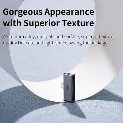 Baseus L57 USB Type C to 3.5mm Headphone Jack AUX Adapter Type-C Fast Charging Splitter