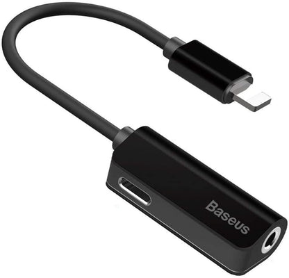 Baseus L32 iPhone to 3.5mm Headphone Jack Adapter Music+Charge at same time
